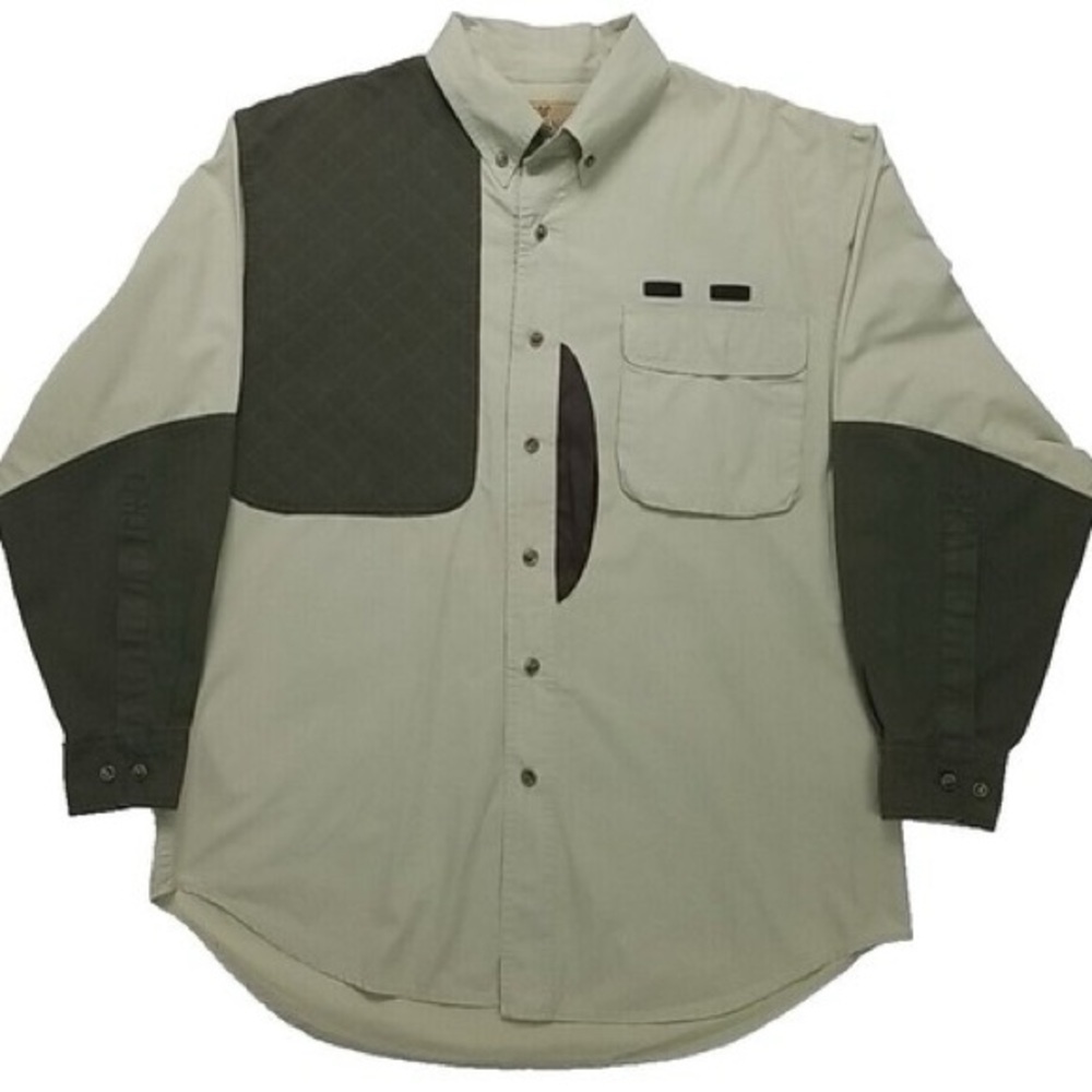 Wrangler rugged wear khaki and Green canvas humters Shirt Jacket